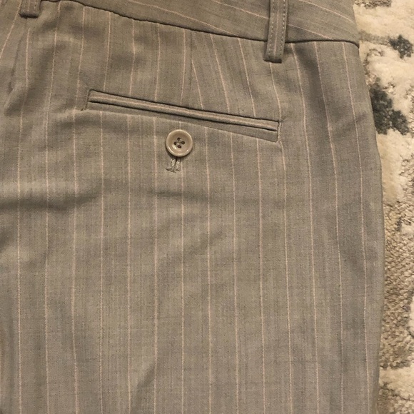 Body By Victoria Fit Dress Pants Christie Fit Flare Pink Grey Women’s 8 (28x30) - Picture 6 of 12